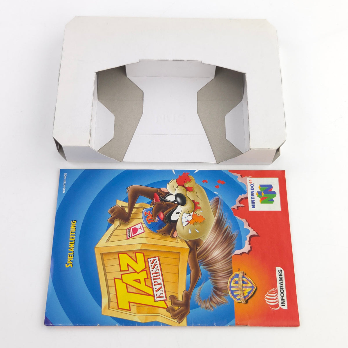 Nintendo 64 Spiel TAZ Express N64 OVP CIB PAL NOE