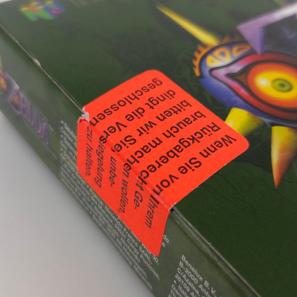 Nintendo 64 Spiel Legend of Zelda Majoras Mask N64 OVP CIB