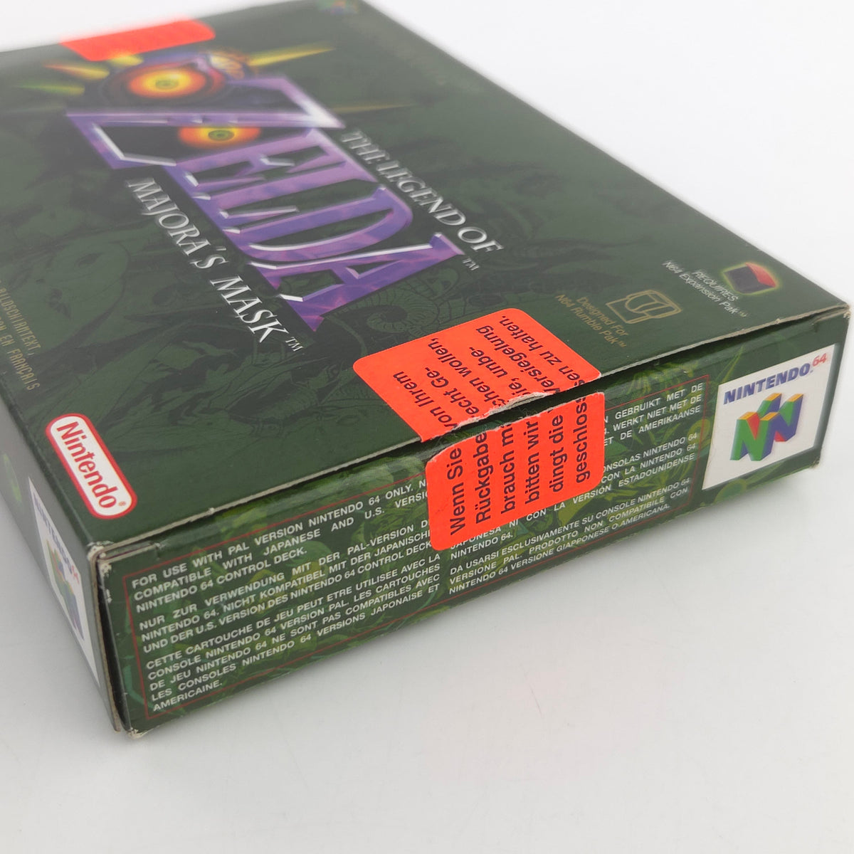 Nintendo 64 Spiel Legend of Zelda Majoras Mask N64 OVP CIB