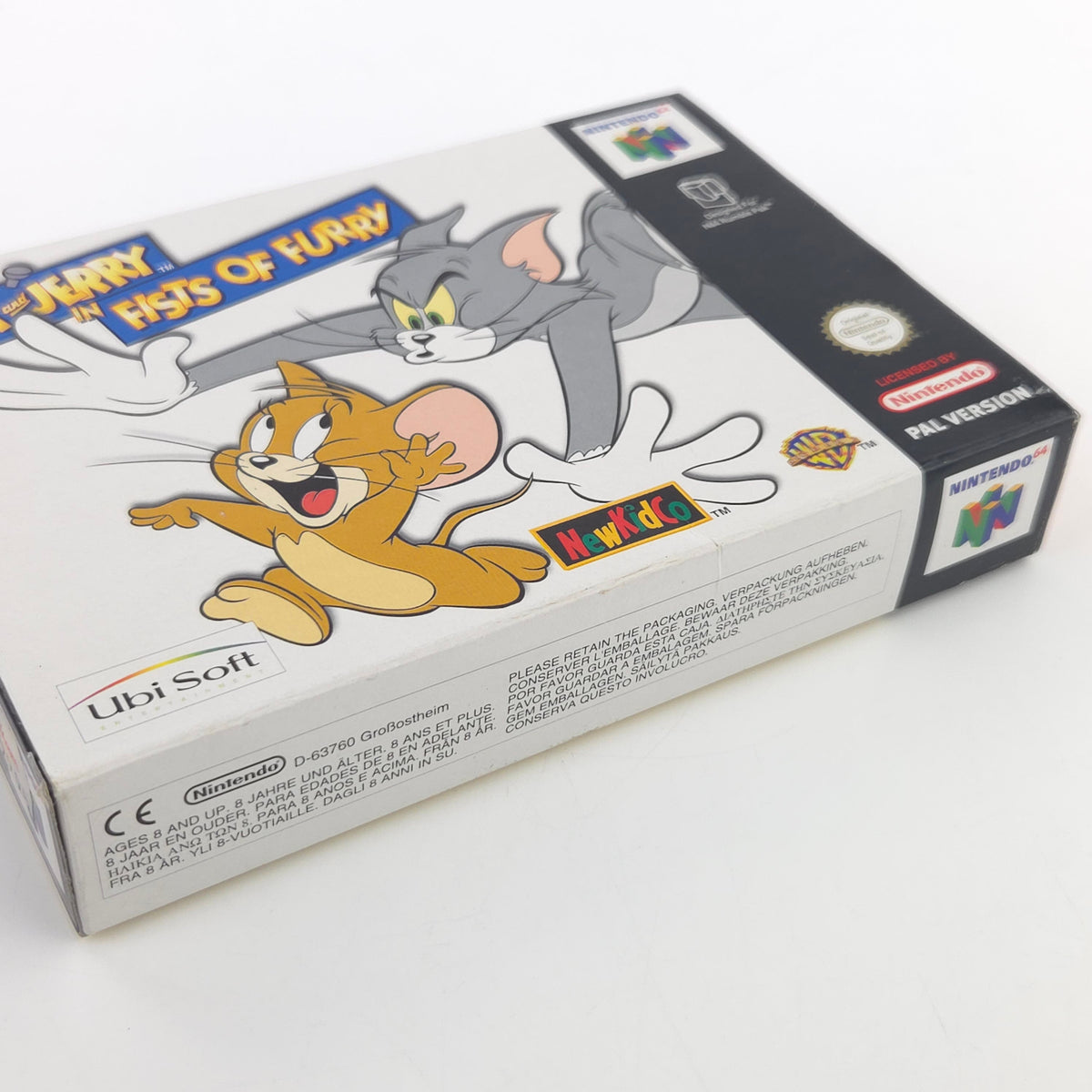 Nintendo 64 Spiel Tom and Jerry Fists of Fury N64 OVP CIB