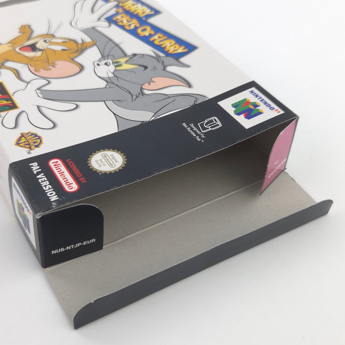 Nintendo 64 Spiel Tom and Jerry Fists of Fury N64 OVP CIB