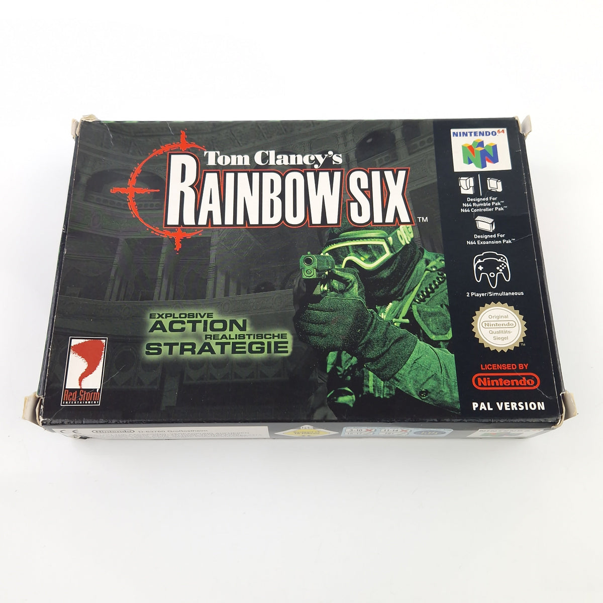 Nintendo 64 Spiel – Tom Clancys Rainbow Six (OVP PAL)