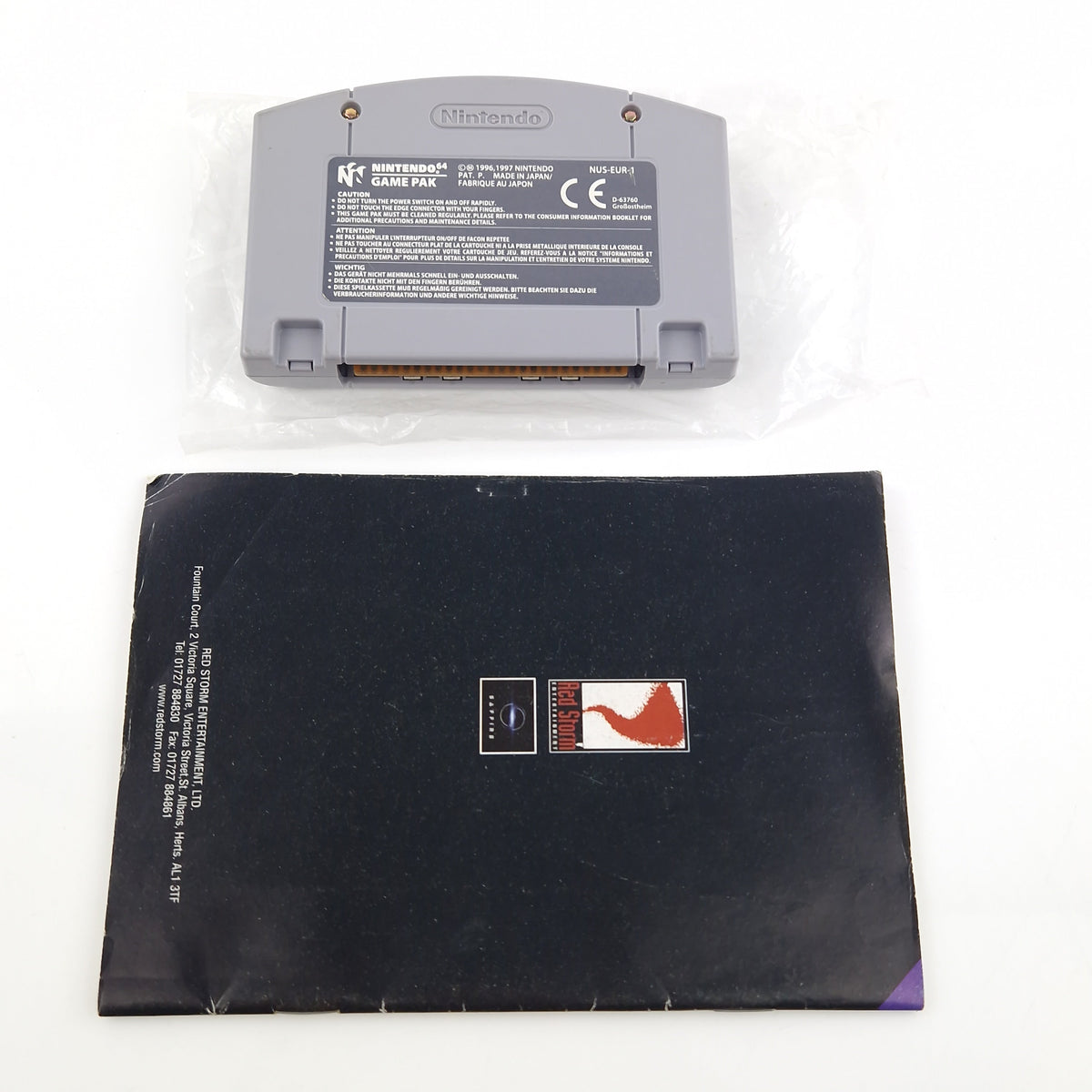 Nintendo 64 Spiel – Tom Clancys Rainbow Six (OVP PAL)