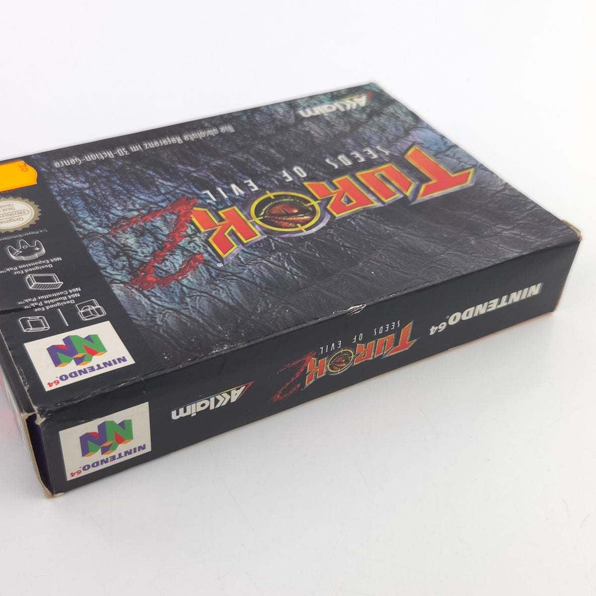 Nintendo 64 Spiel Turok 2 Seeds of Evil N64 OVP CIB PAL