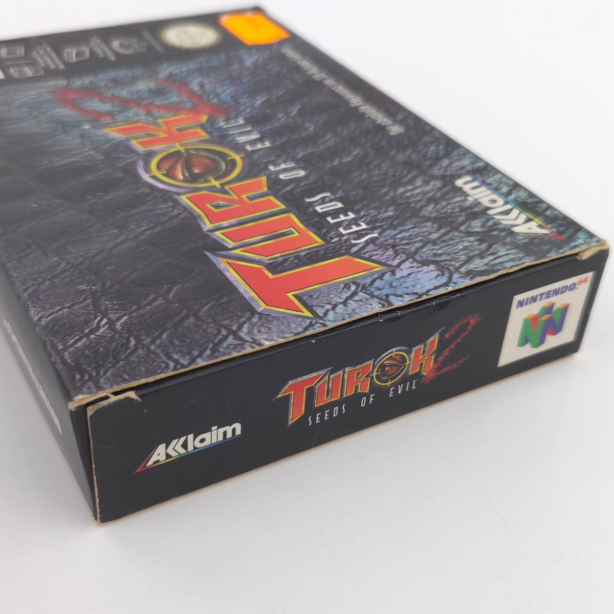 Nintendo 64 Spiel Turok 2 Seeds of Evil N64 OVP CIB PAL