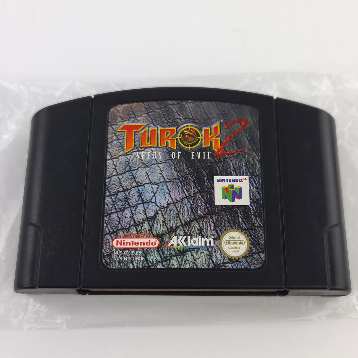 Nintendo 64 Spiel Turok 2 Seeds of Evil N64 OVP CIB PAL