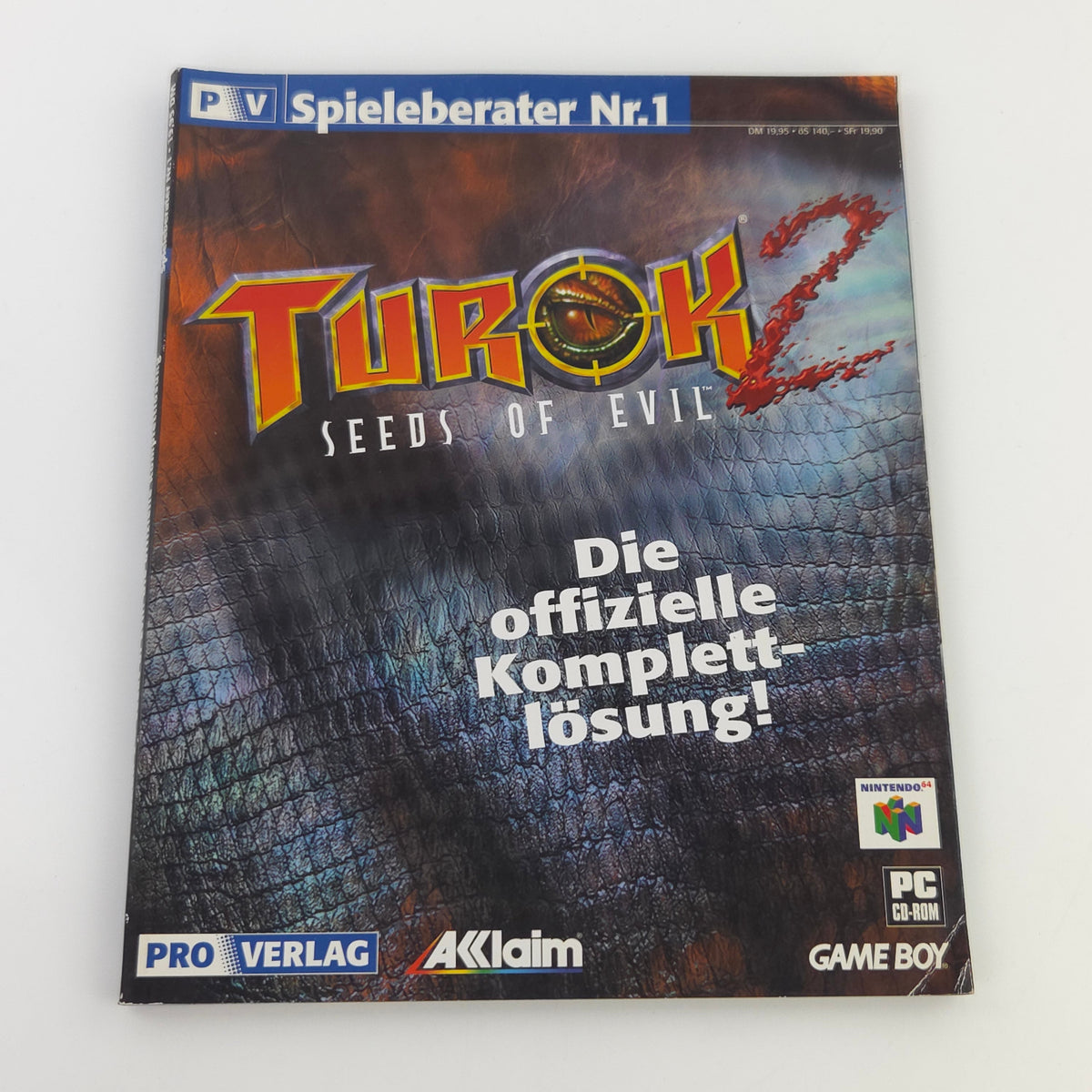 Nintendo 64 Spiel Turok 2 Seeds of Evil OVP Berater PAL