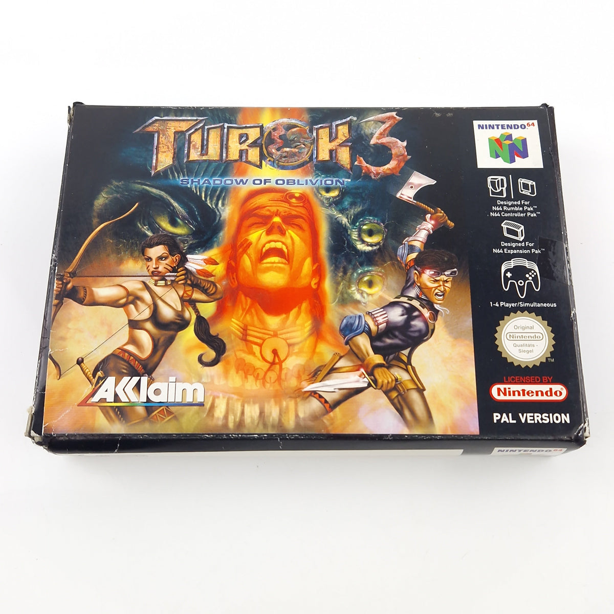 Nintendo 64 Spiel – Turok 3 Shadow of Oblivion (N64 PAL)