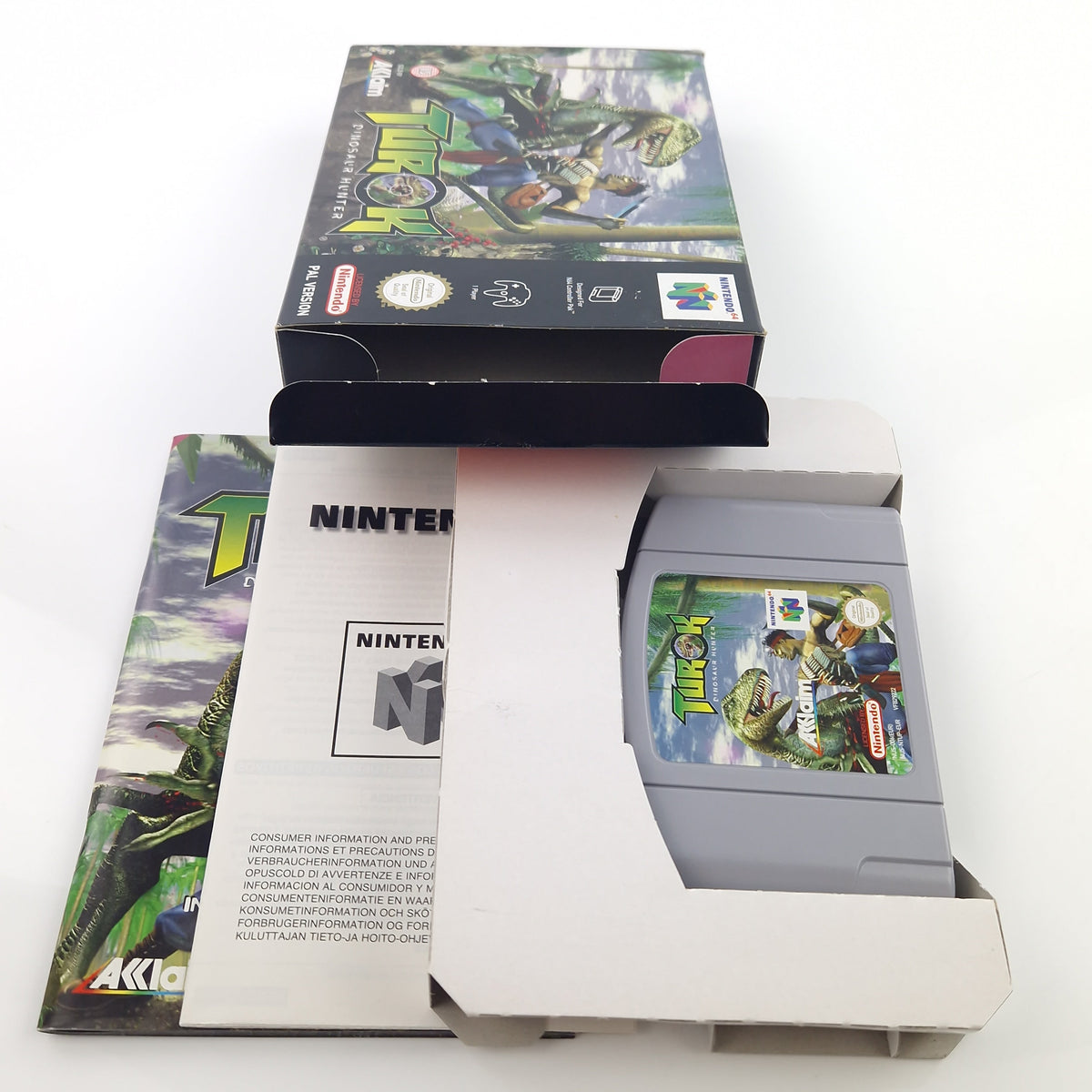 Nintendo 64 Spiel – Turok Dinosaur Hunter OVP PAL