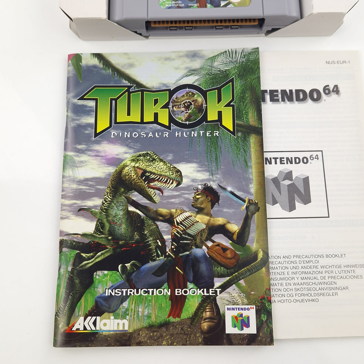 Nintendo 64 Spiel – Turok Dinosaur Hunter OVP PAL