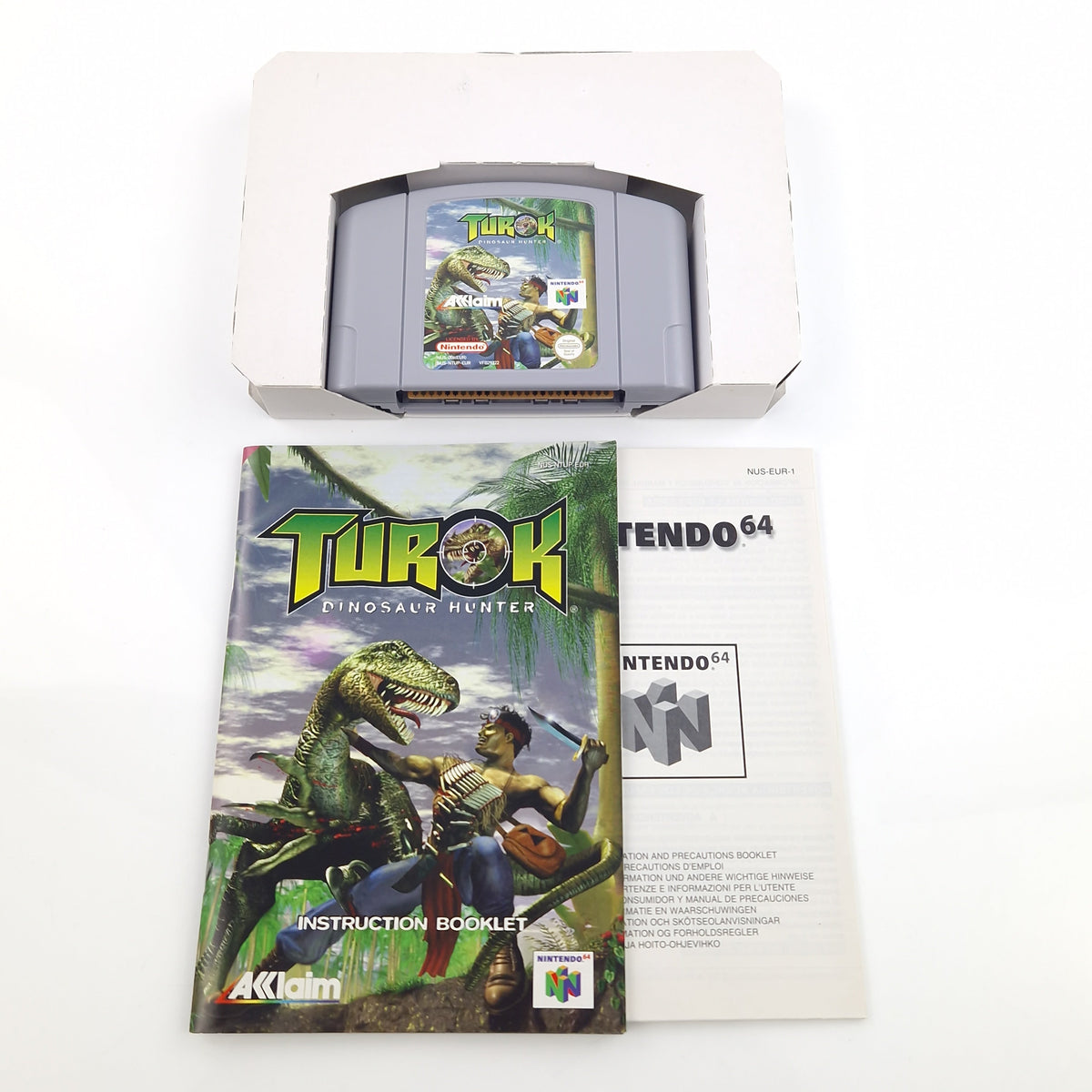 Nintendo 64 Spiel – Turok Dinosaur Hunter OVP PAL