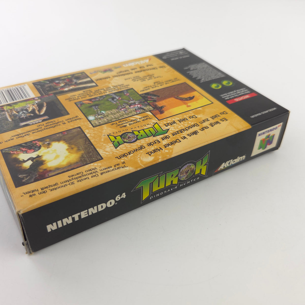Nintendo 64 Spiel Turok Dinosaur Hunter OVP PAL