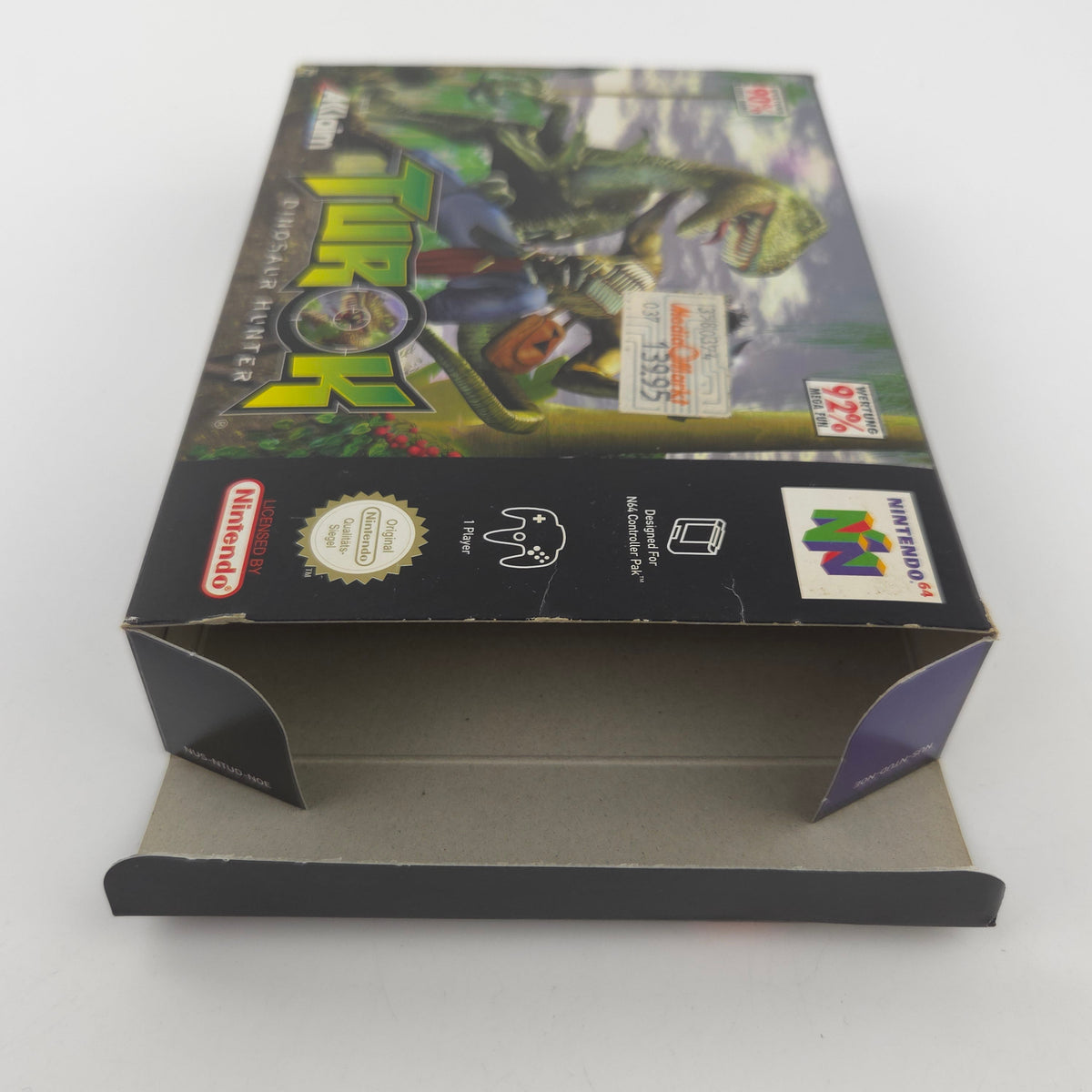 Nintendo 64 Spiel Turok Dinosaur Hunter OVP PAL