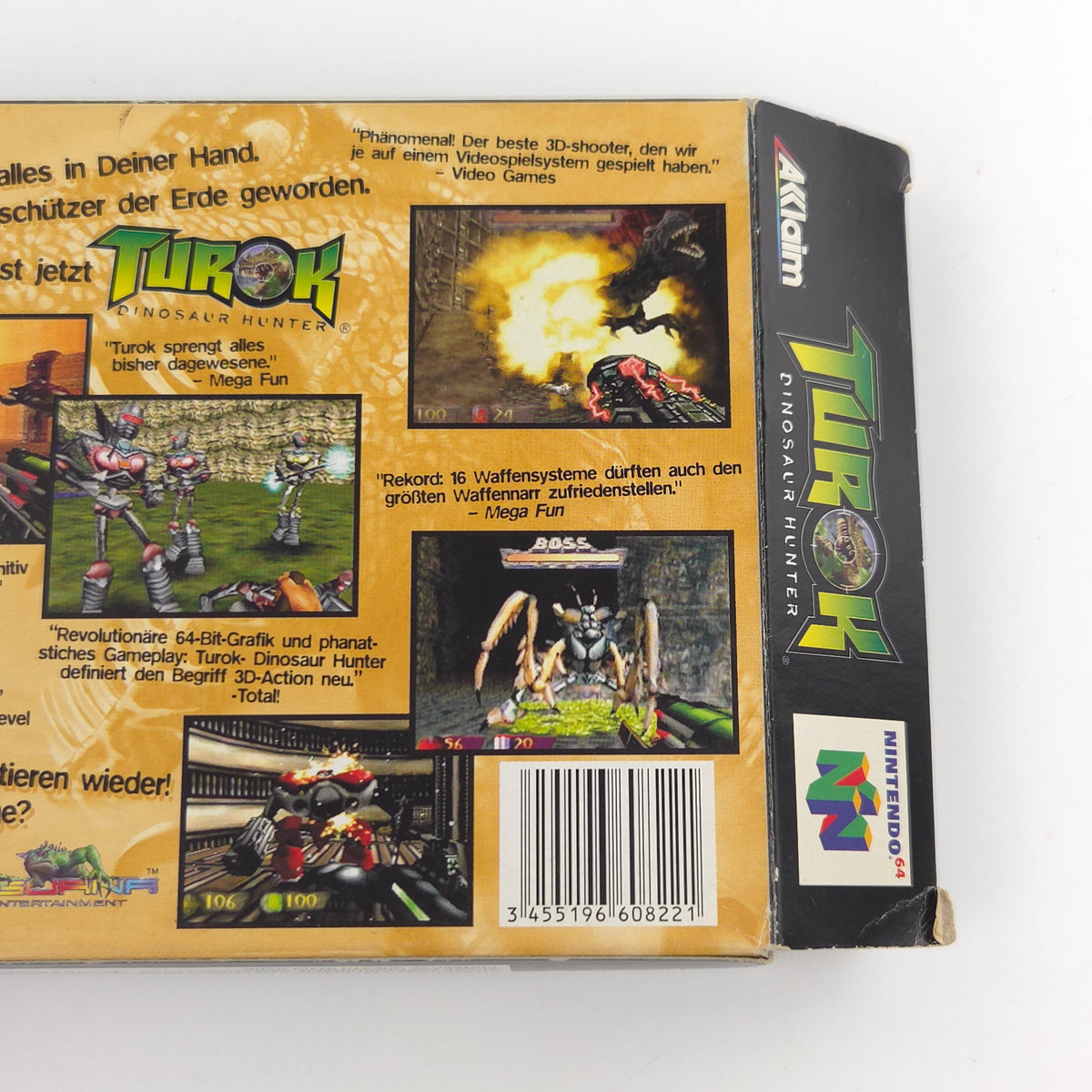 Nintendo 64 Spiel – Turok Dinosaur Hunter (OVP PAL)