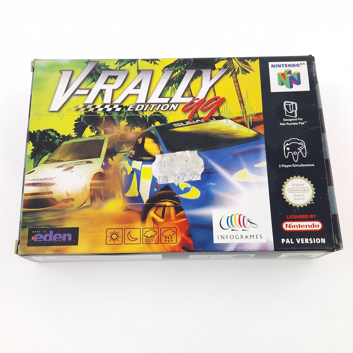 Nintendo 64 Spiel – V-Rally Edition 99 OVP PAL