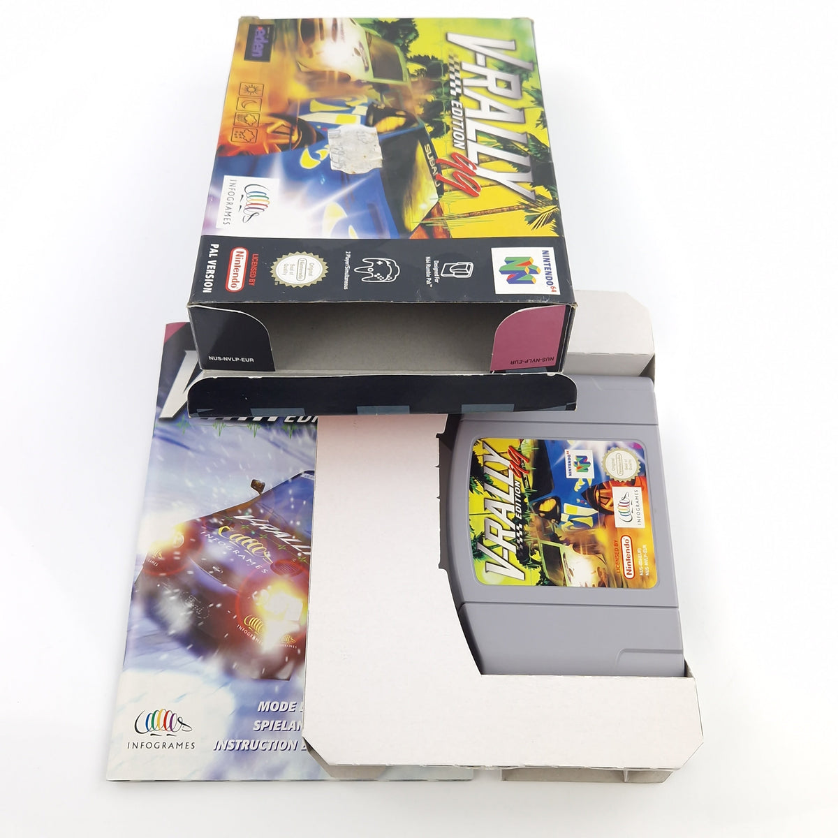 Nintendo 64 Spiel – V-Rally Edition 99 OVP PAL