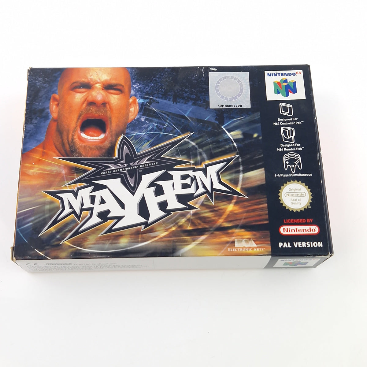 Nintendo 64 Spiel – WCW World Championship Mayhem OVP PAL