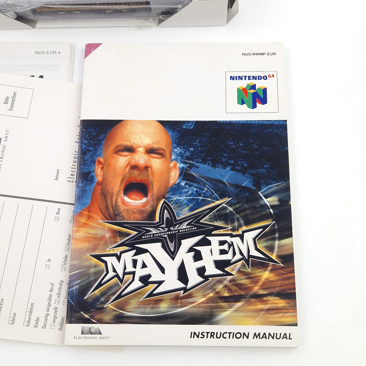 Nintendo 64 Spiel – WCW World Championship Mayhem OVP PAL