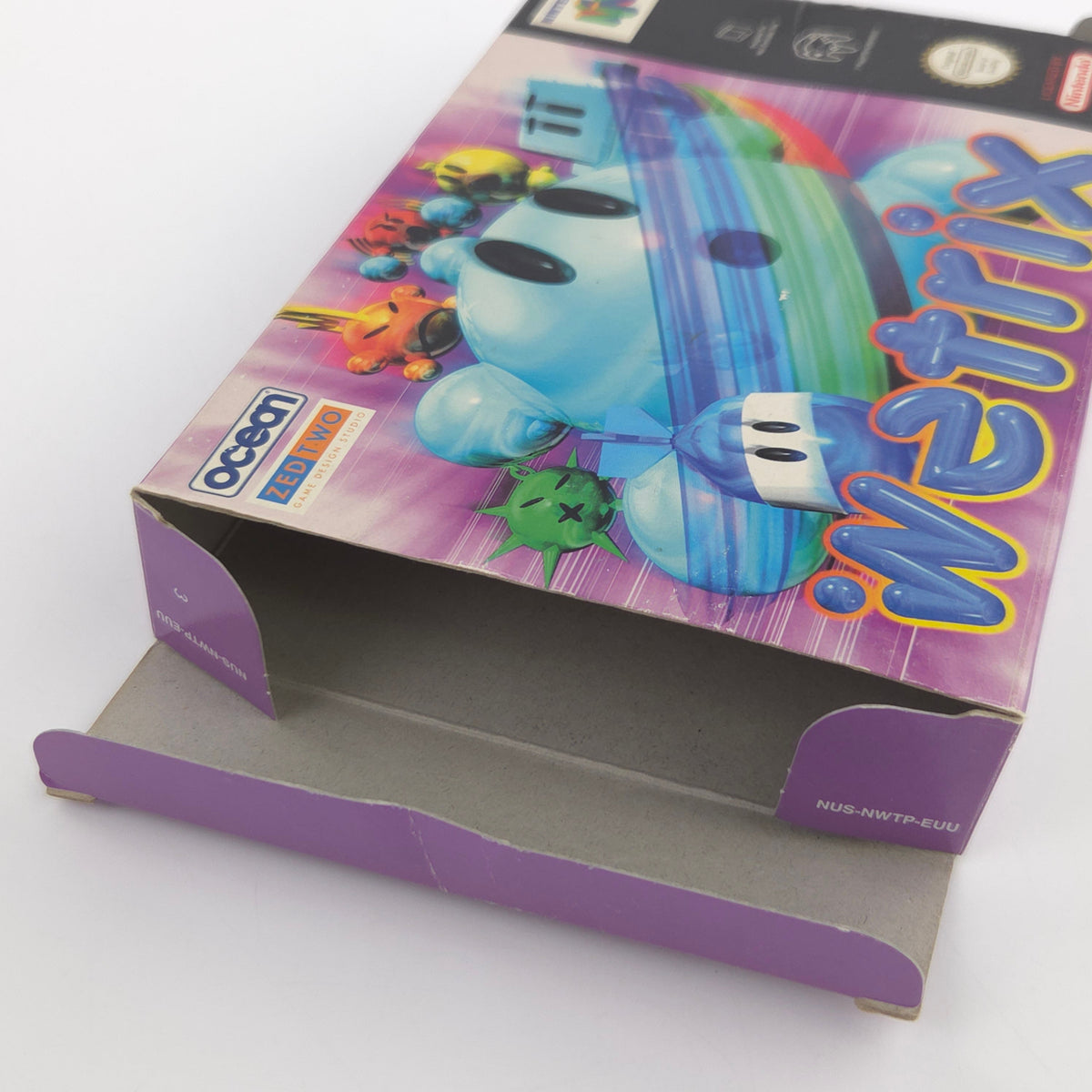 Nintendo 64 Spiel Wetrix N64 OVP CIB PAL EUR Ocean