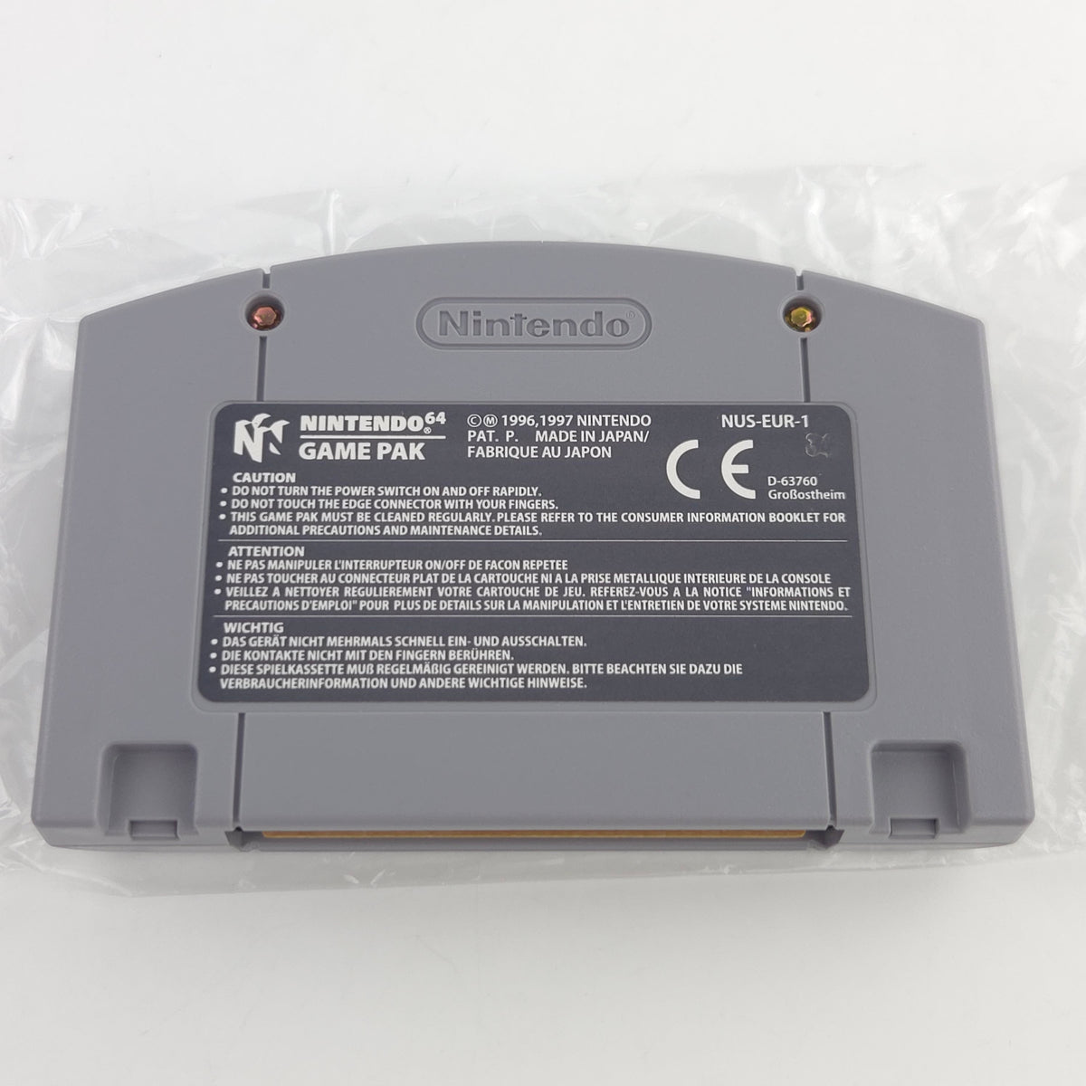 Nintendo 64 Spiel Wetrix N64 OVP CIB PAL EUR Ocean