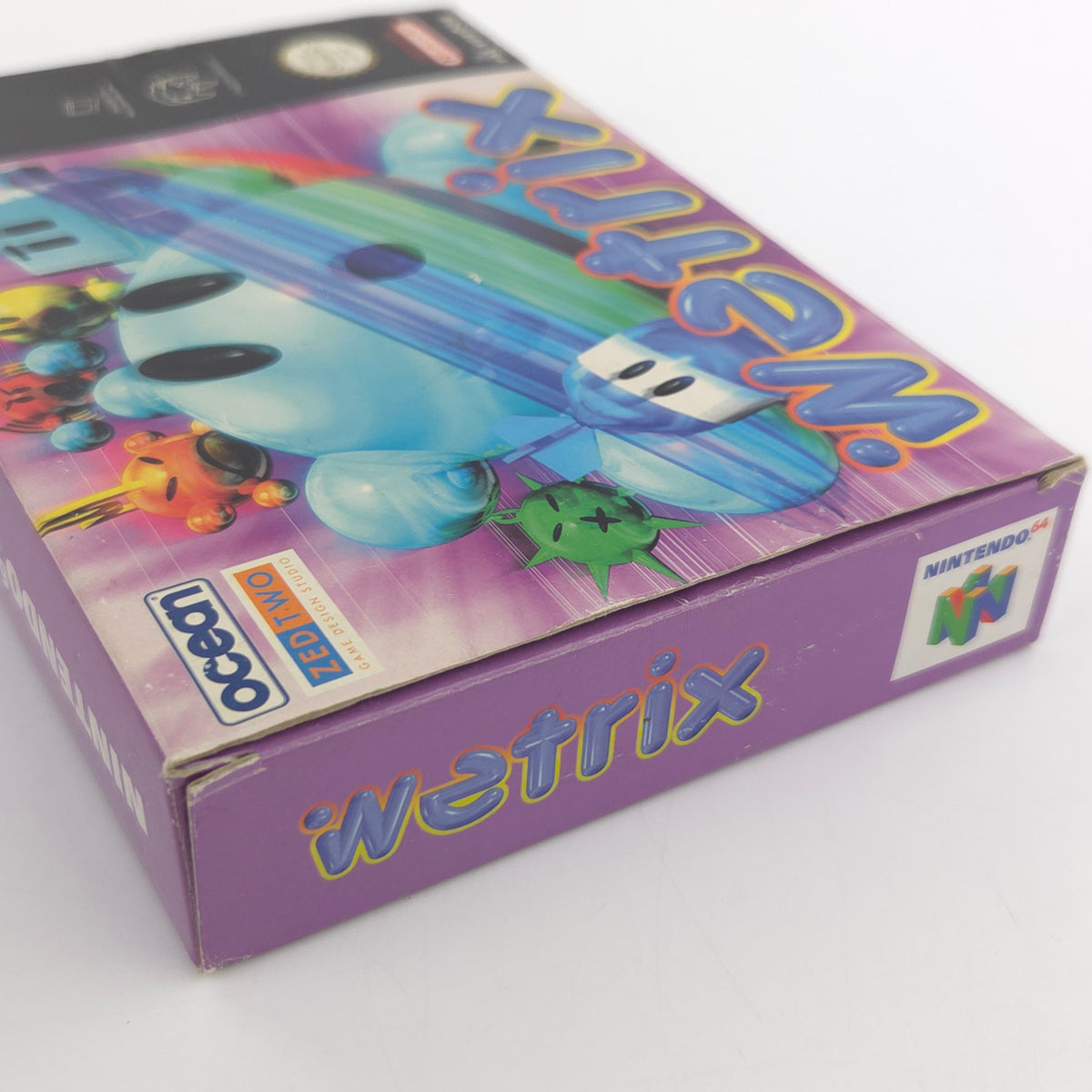 Nintendo 64 Spiel Wetrix N64 OVP CIB PAL EUR Ocean