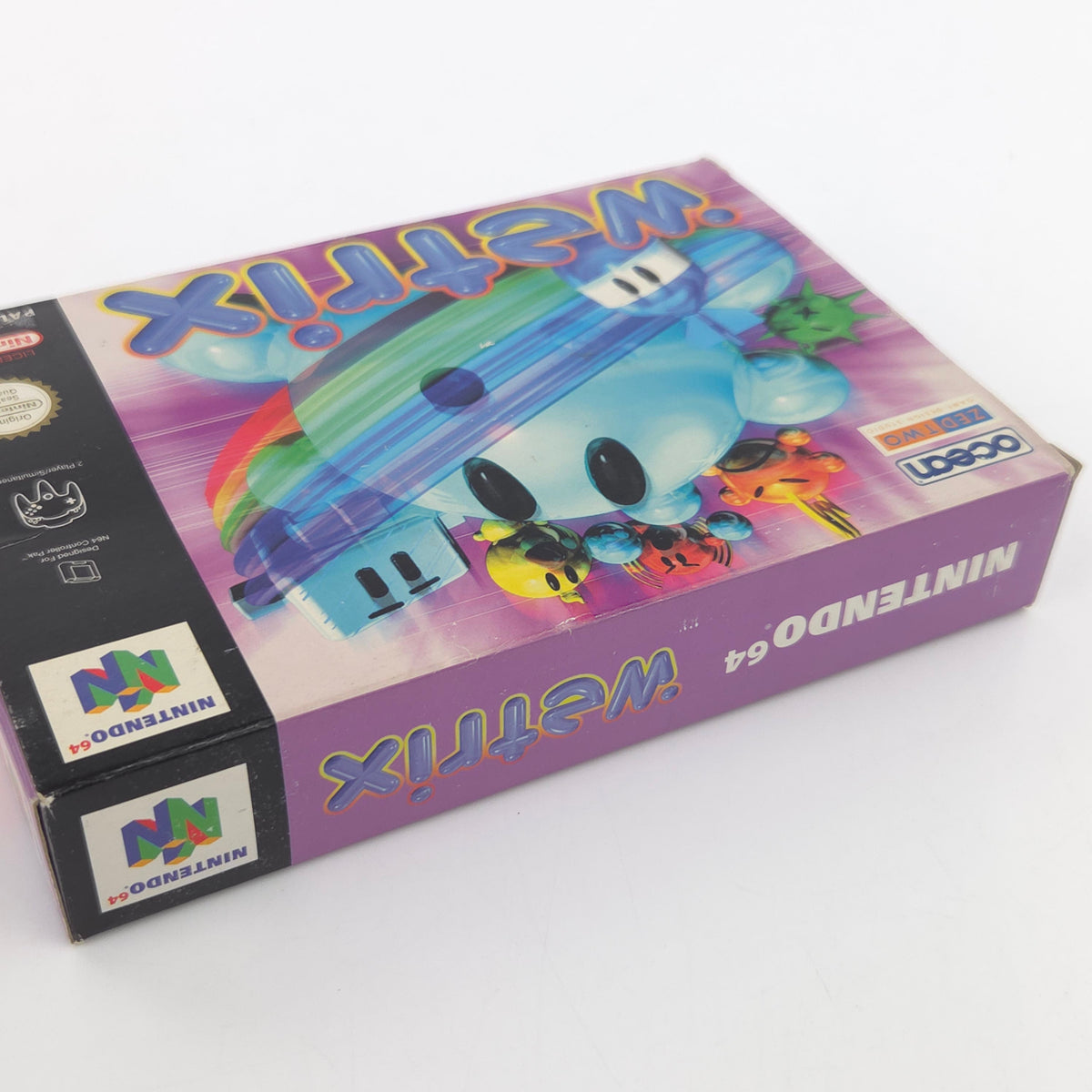 Nintendo 64 Spiel Wetrix N64 OVP CIB PAL EUR Ocean