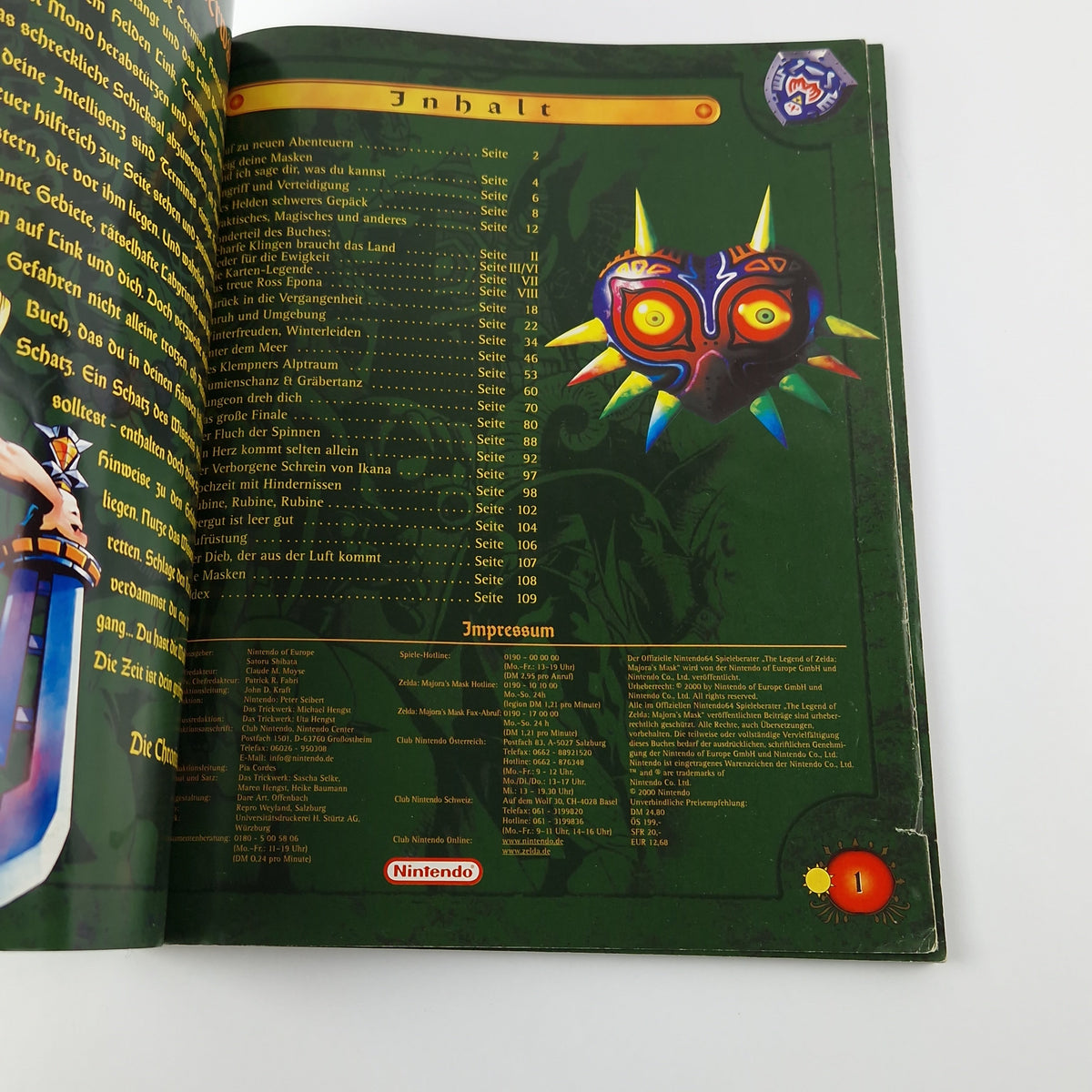Nintendo 64 Spiel – Zelda Majoras Mask Spieleberater N64