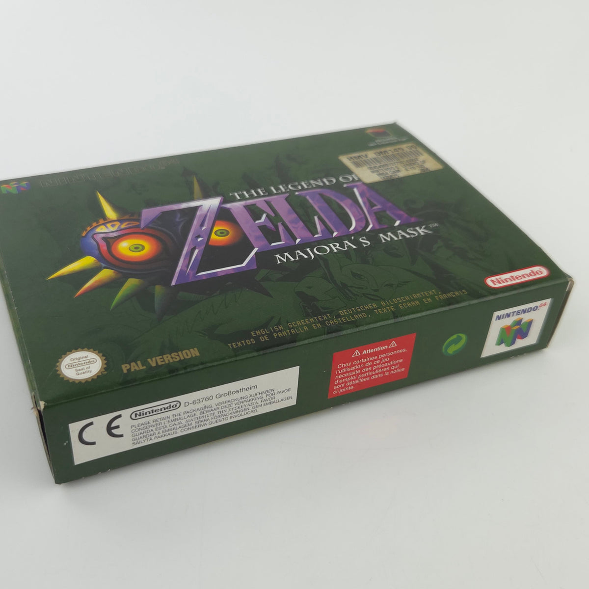 Nintendo 64 Spiel Zelda Majoras Mask N64 Modul OVP CIB PAL