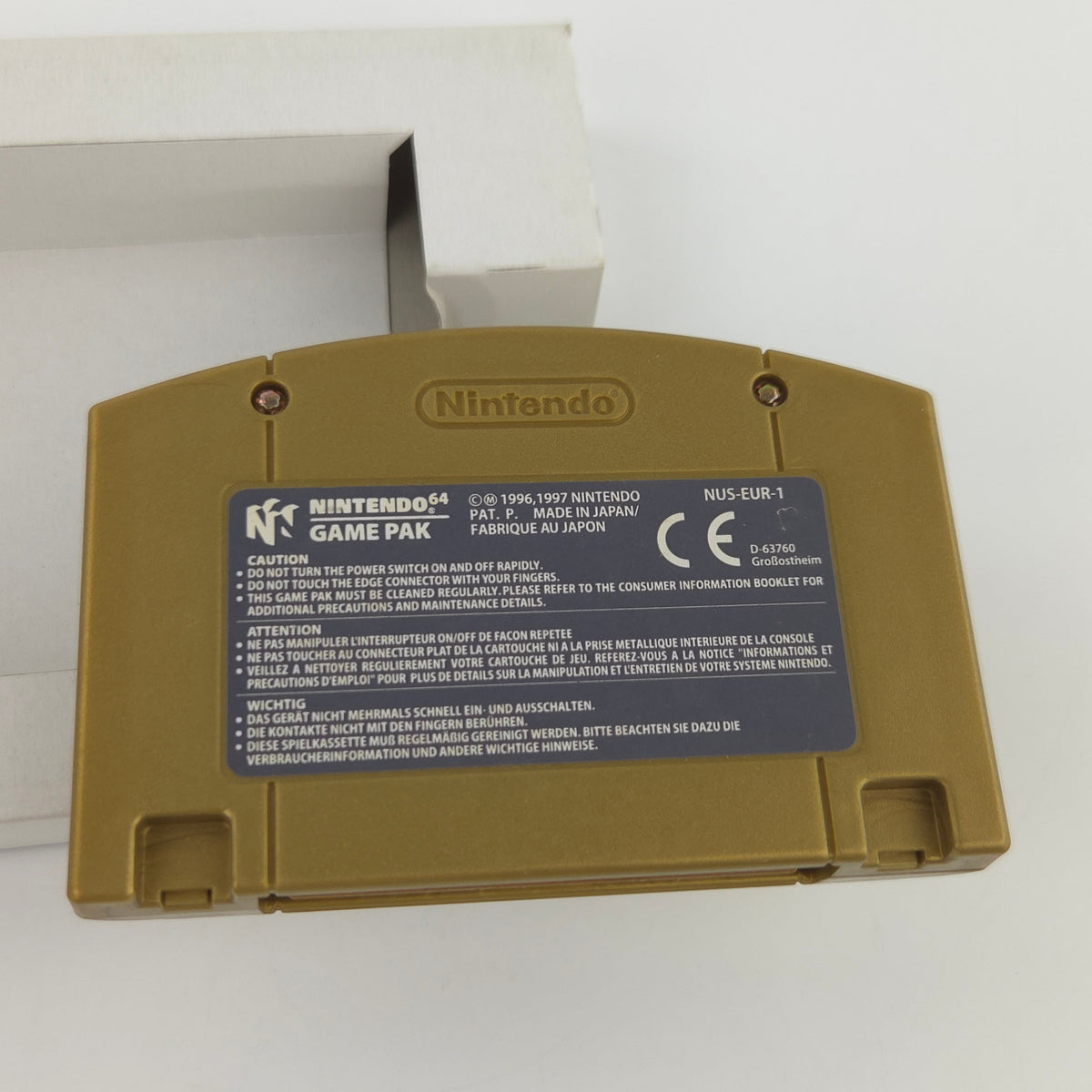 Nintendo 64 Spiel Zelda Majoras Mask N64 Modul OVP CIB PAL