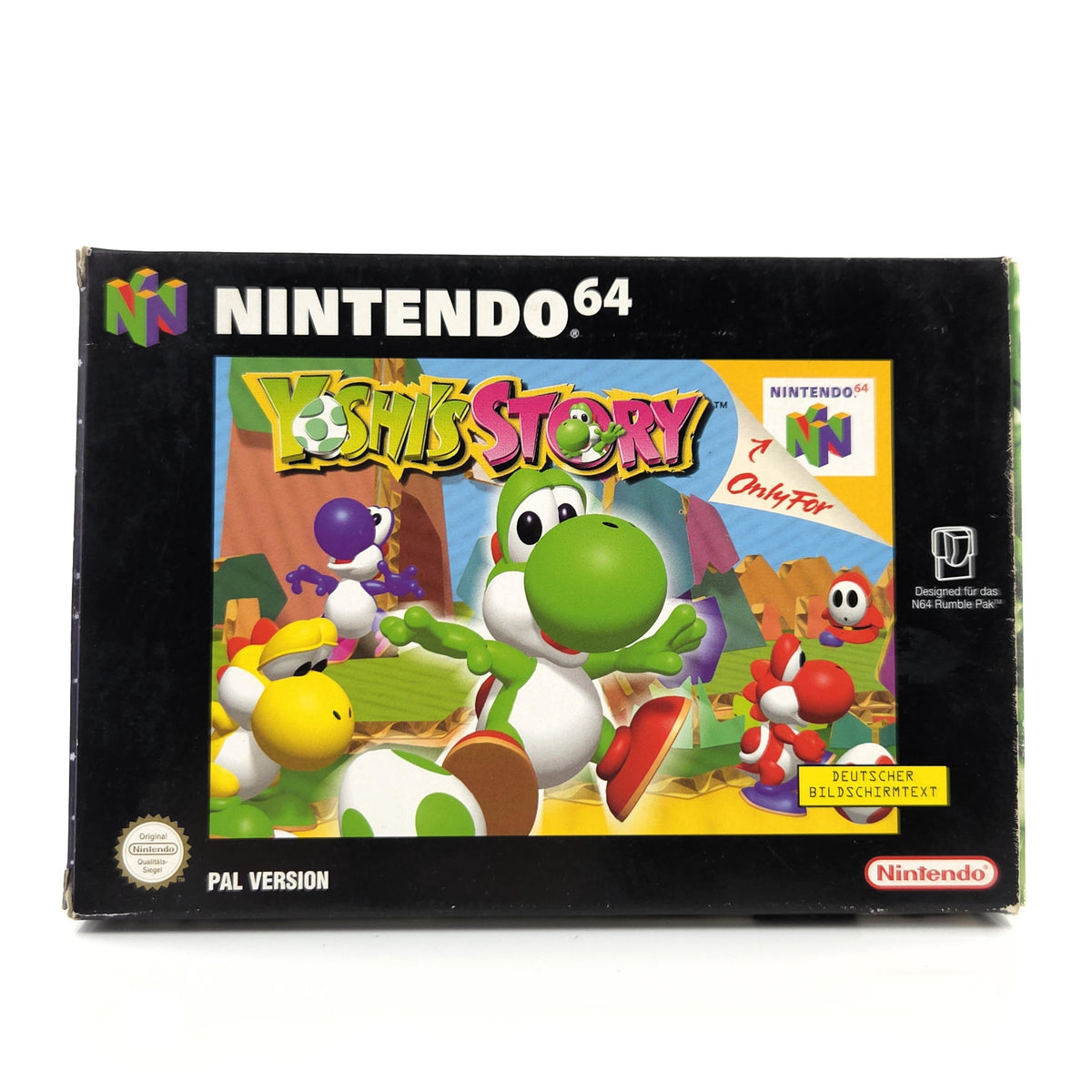 Nintendo 64 Spiel Yoshi´s Story N64 Modul Anleitung OVP