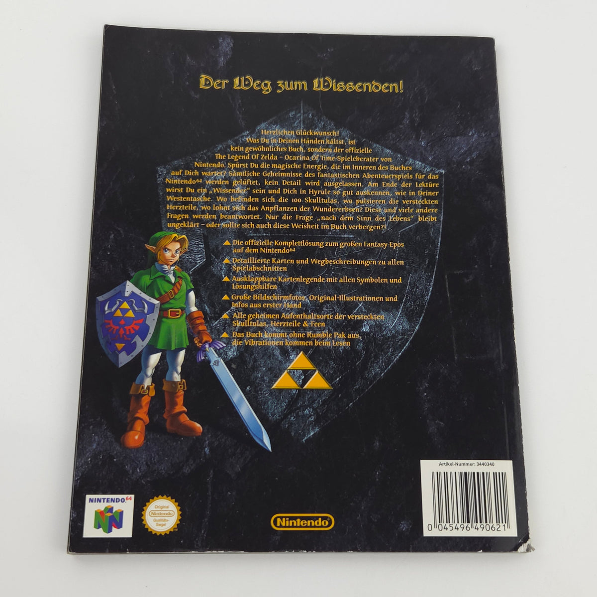 Nintendo 64 Spiel Zelda Ocarina Majora Mask Berater N64