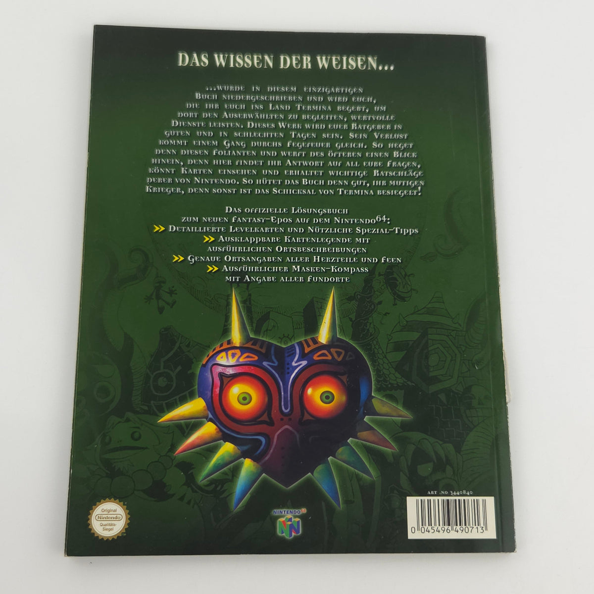 Nintendo 64 Spiel Zelda Ocarina Majora Mask Berater N64
