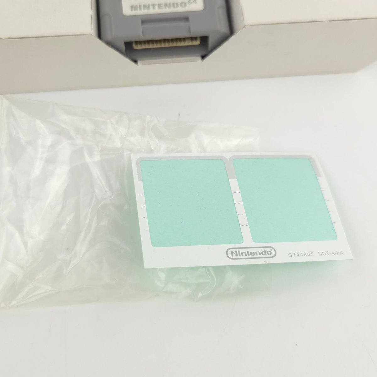 Nintendo 64 Zubehör Controller Pak Speicherkarte OVP N64