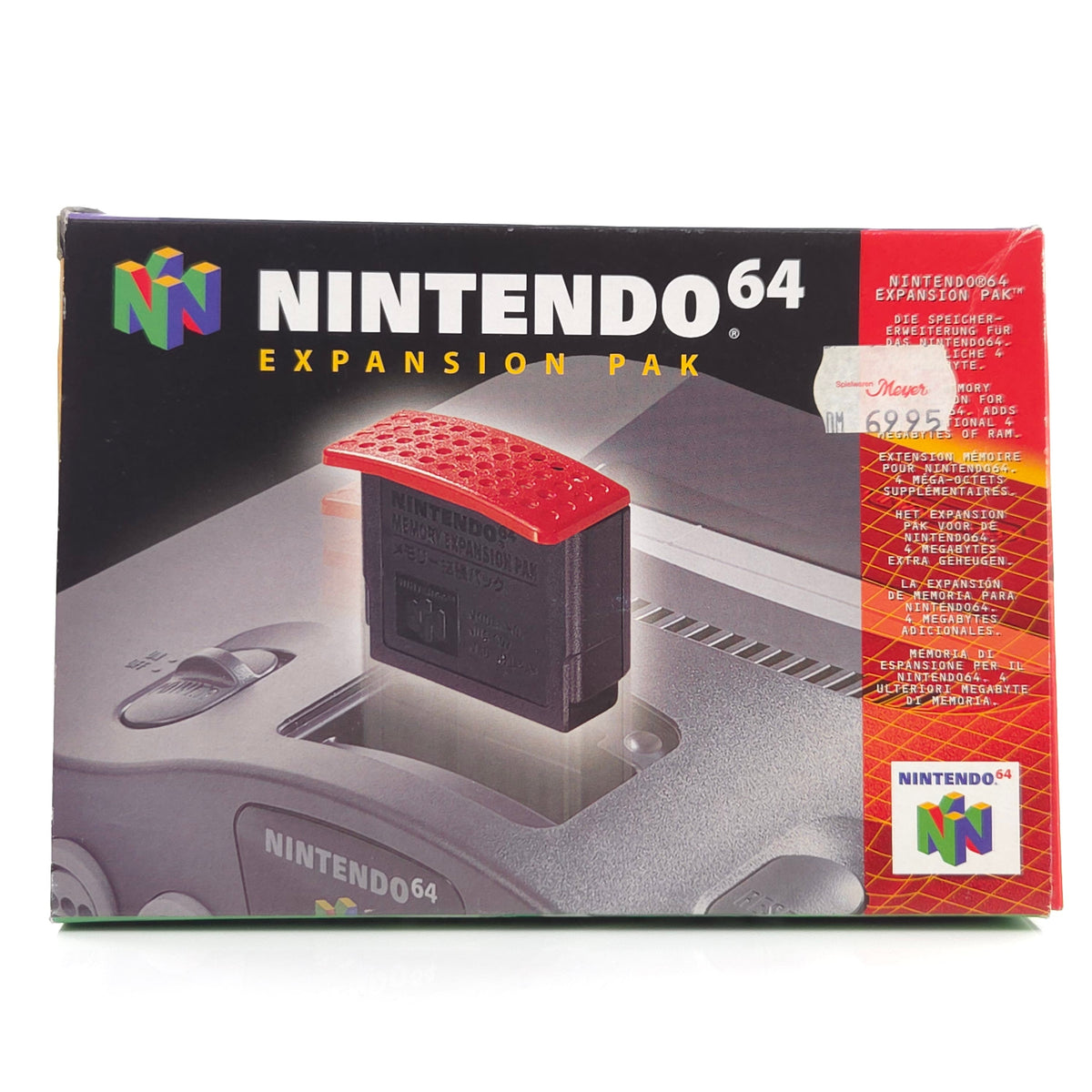 Nintendo 64 Zubehör Expansion Pak Ram Erweiterung OVP PAL