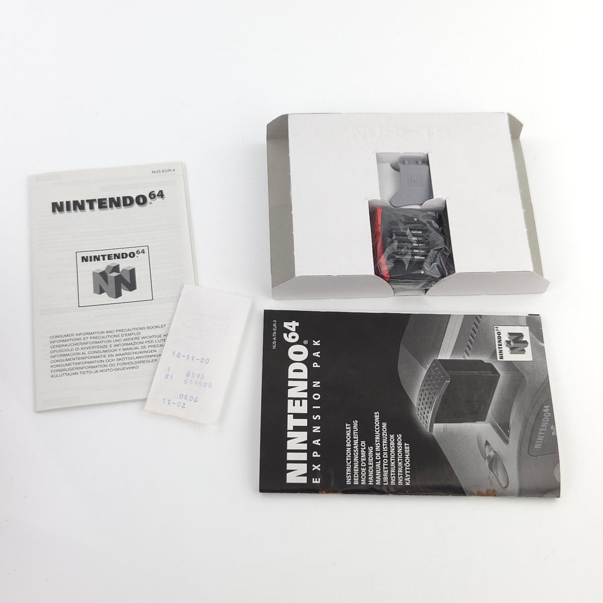 Nintendo 64 Zubehör Expansion Pak Ram Erweiterung OVP PAL
