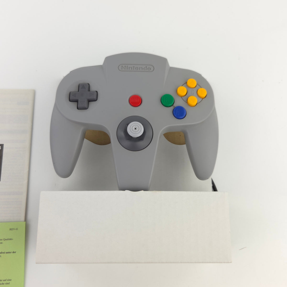 Nintendo 64 Original Grauer Controller Gamepad OVP PAL