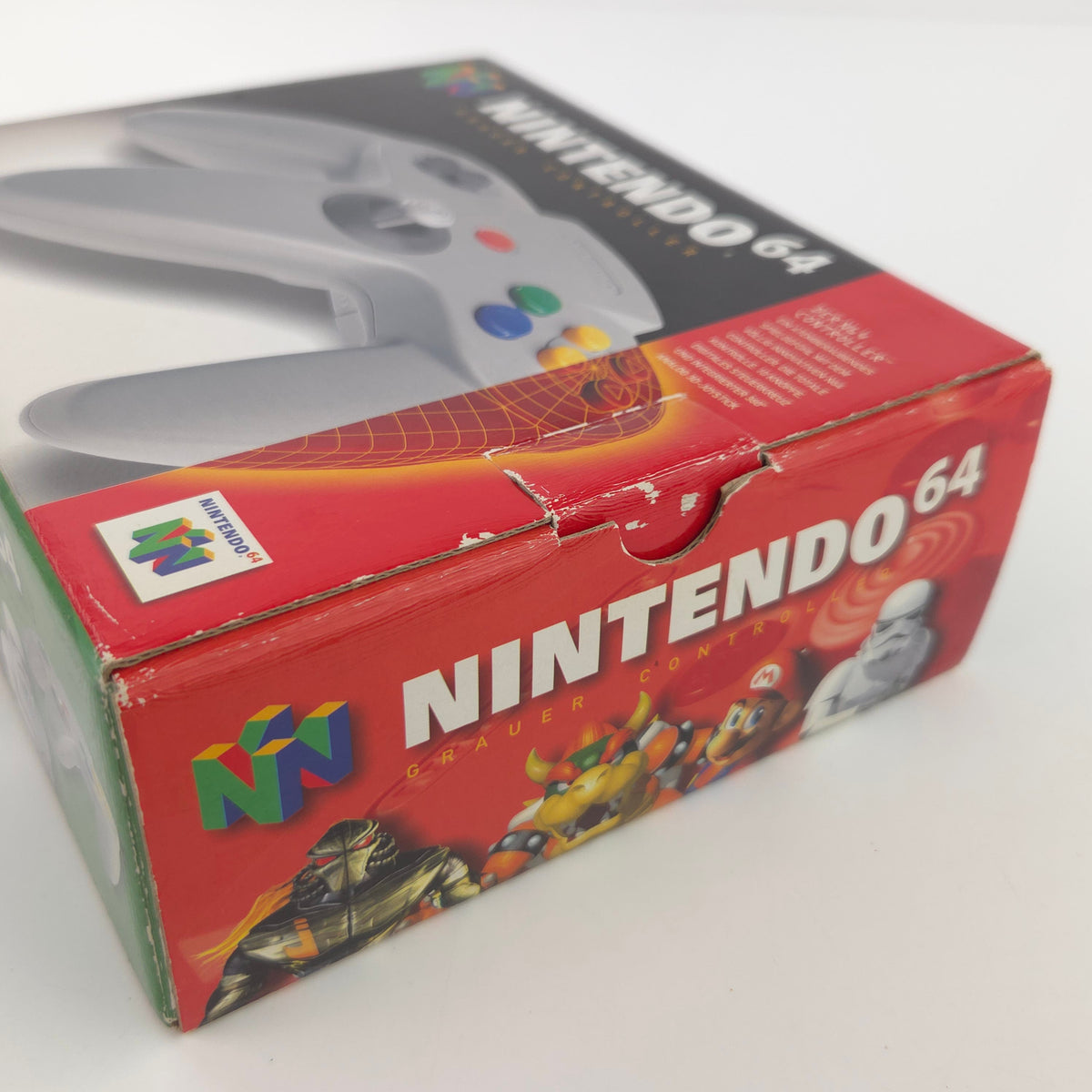 Nintendo 64 Original Grauer Controller Gamepad OVP PAL