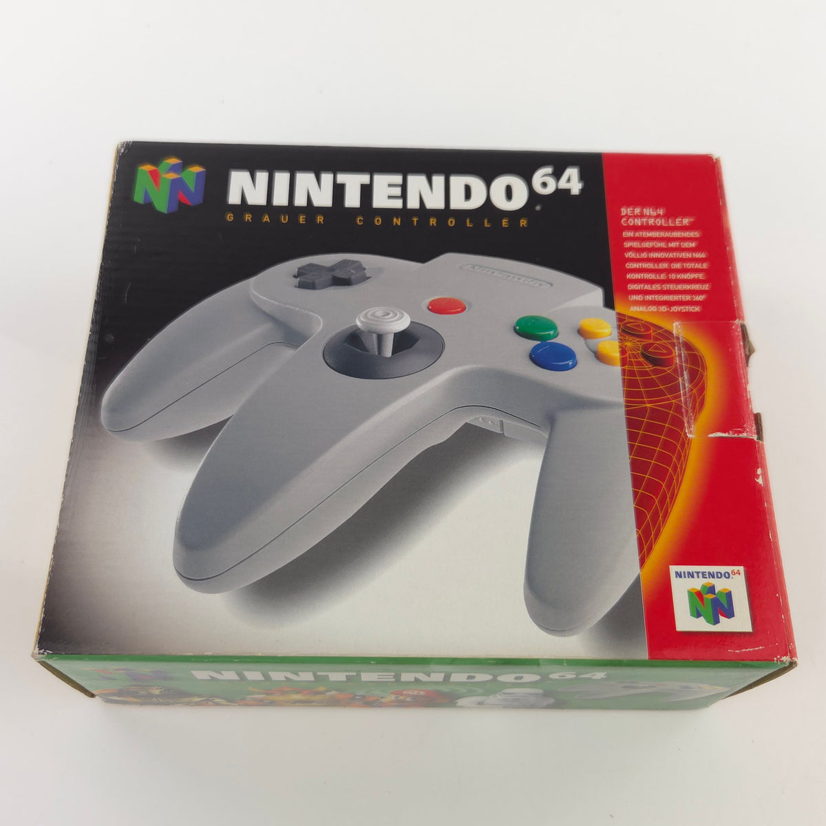 Nintendo 64 Original Grauer Controller Gamepad OVP PAL