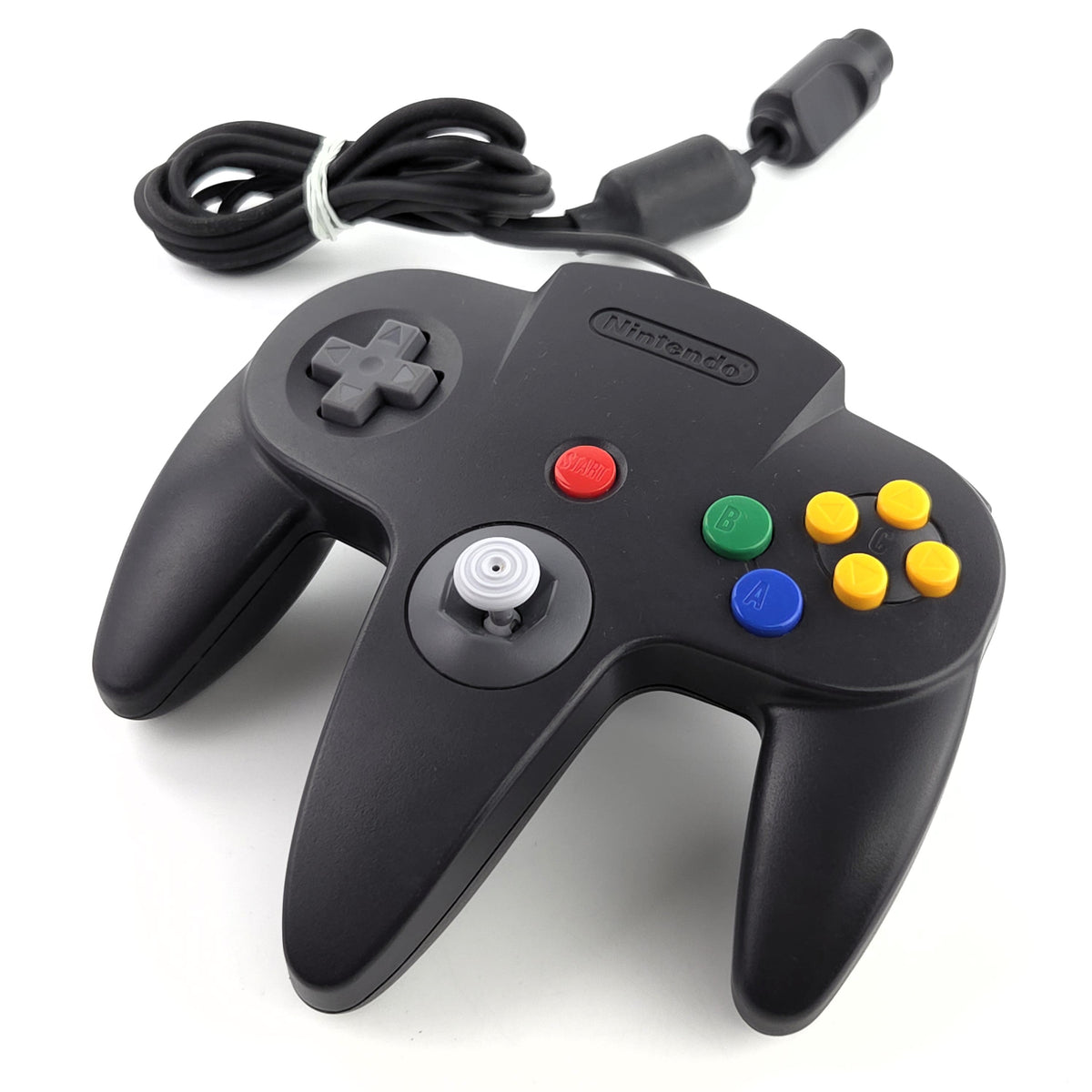 Nintendo 64 Zubehör: Original N64 Controller Gamepad (Farbe: Schwarz)