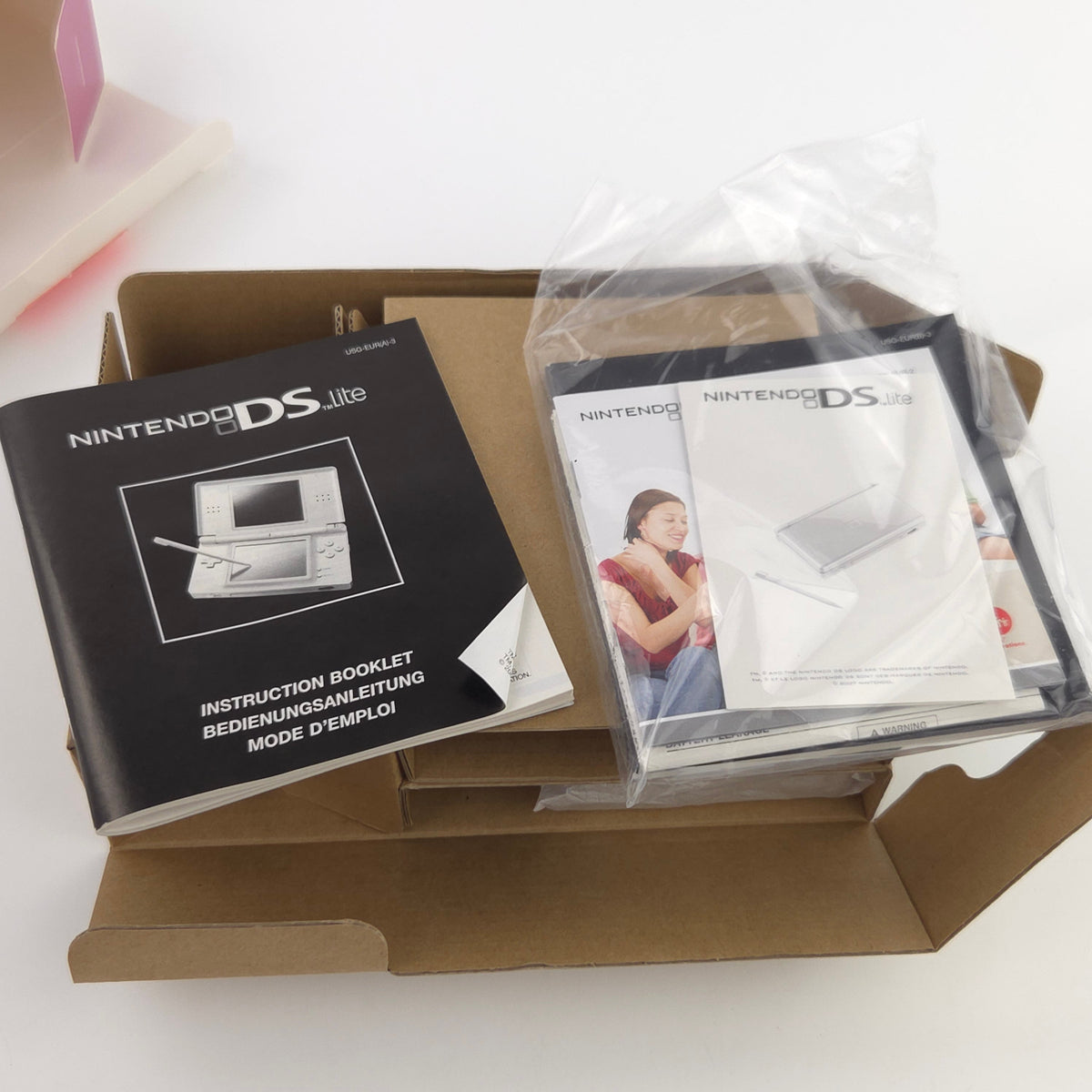 Nintendo DS Lite Konsole Silber Silver OVP PAL EUR