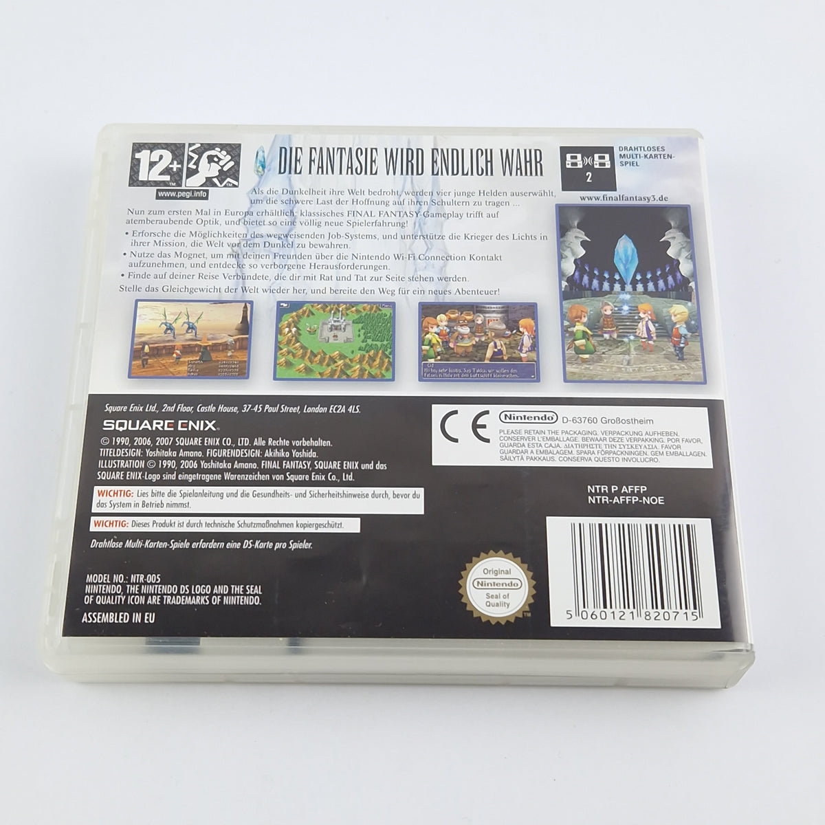 Nintendo DS Spiel – Final Fantasy III plus Lösungsbuch Neu