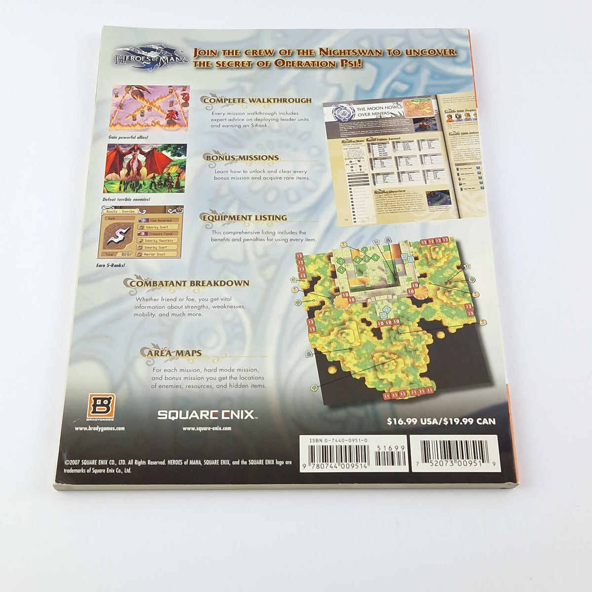 Nintendo DS Spiel – Heroes of Mana plus Bradygames Guide