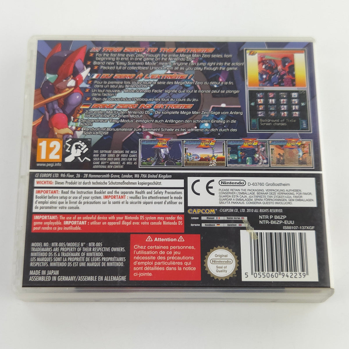 Nintendo DS Spiel Megaman Zero Collection OVP PAL