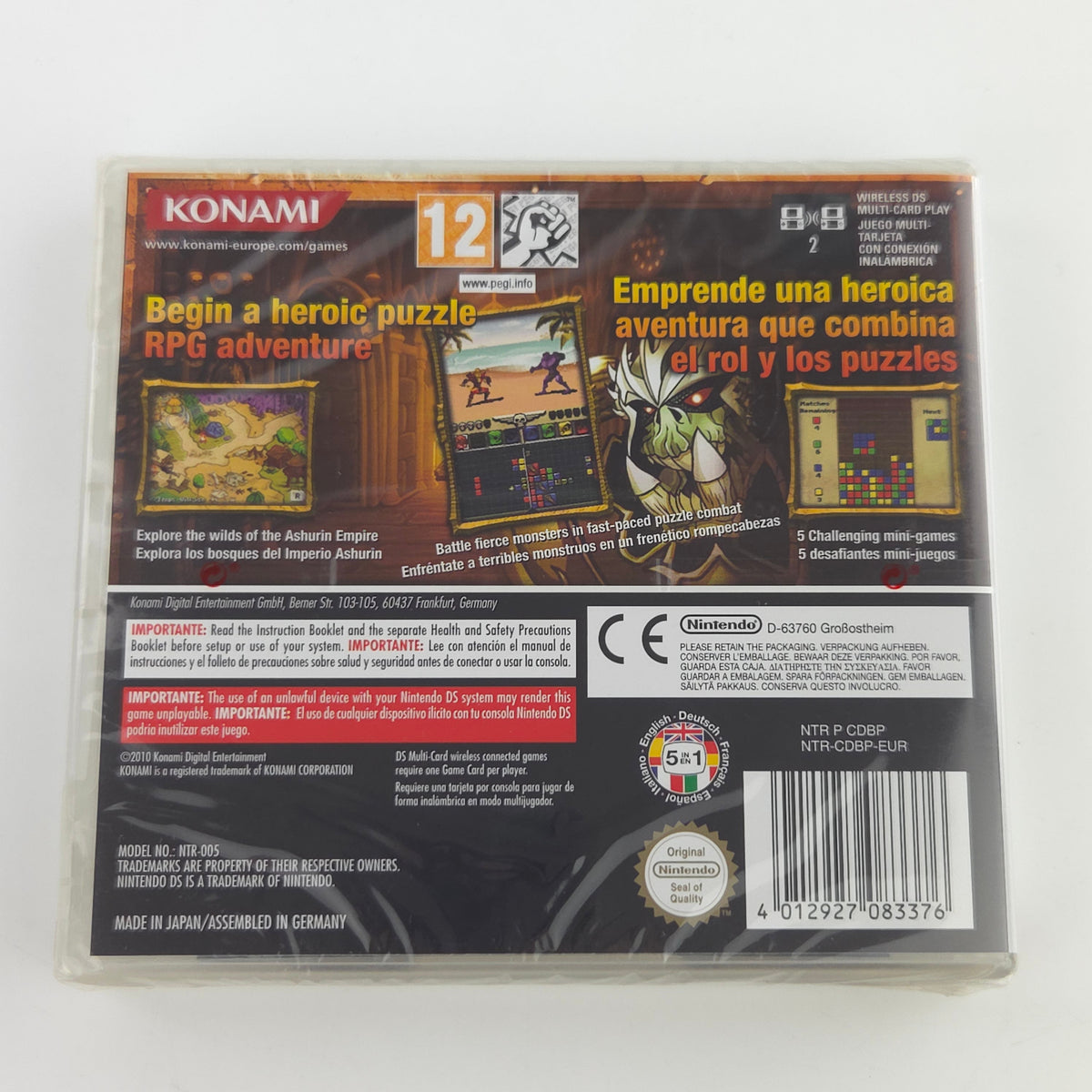 Nintendo DS Spiel – Puzzle Chronicles Neu OVP PAL