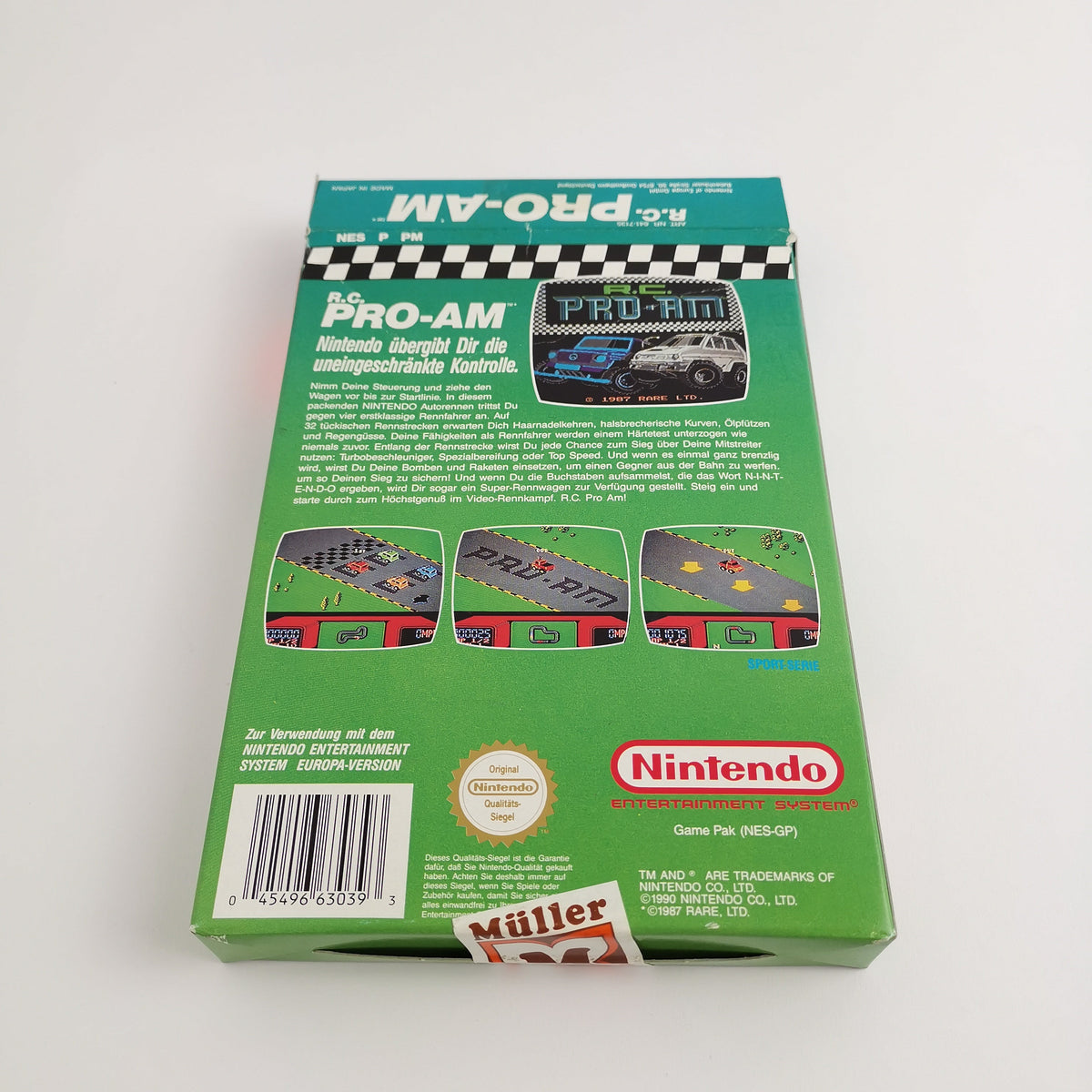 Nintendo Entertainment System Spiel – R.C. Pro-Am OVP PAL