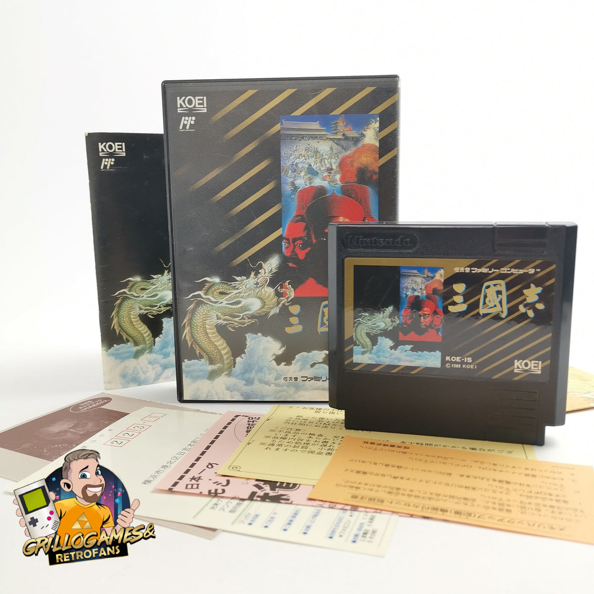 Nintendo Famicom Spiel – Sangokushi (OVP NTSC-J Japan)