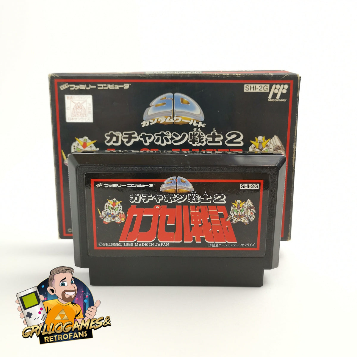 Nintendo Famicom Spiel – SD Gundam Gachapon Senshi 2 OVP