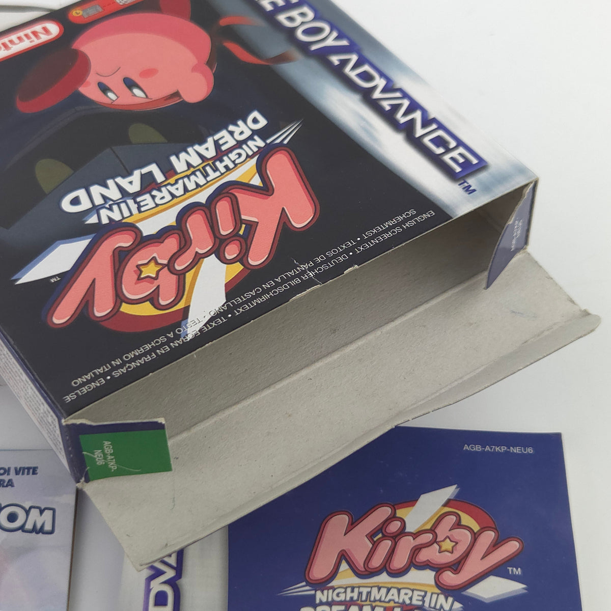 Game Boy Advance Spiel Kirby Nightmare in Dream Land OVP