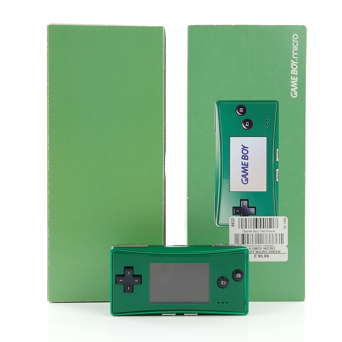 Game Boy Advance Konsole – Gameboy Micro Grün (OVP PAL)