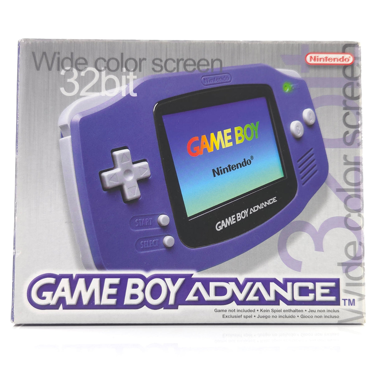 Game Boy Advance Konsole Lila Purple OVP PAL AGB-001